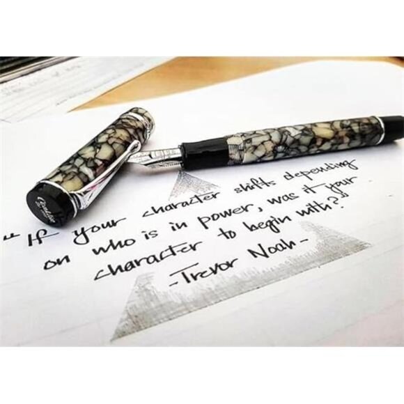 Fountain Pen Cracked Ice - Extra Fine Nib, Precision Writing - Picture 9 of 14